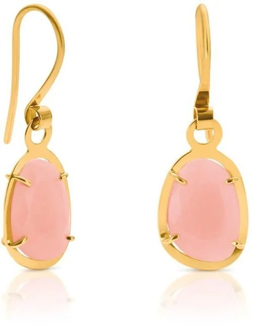 TOUS Dinah Earrings in Pink Opal