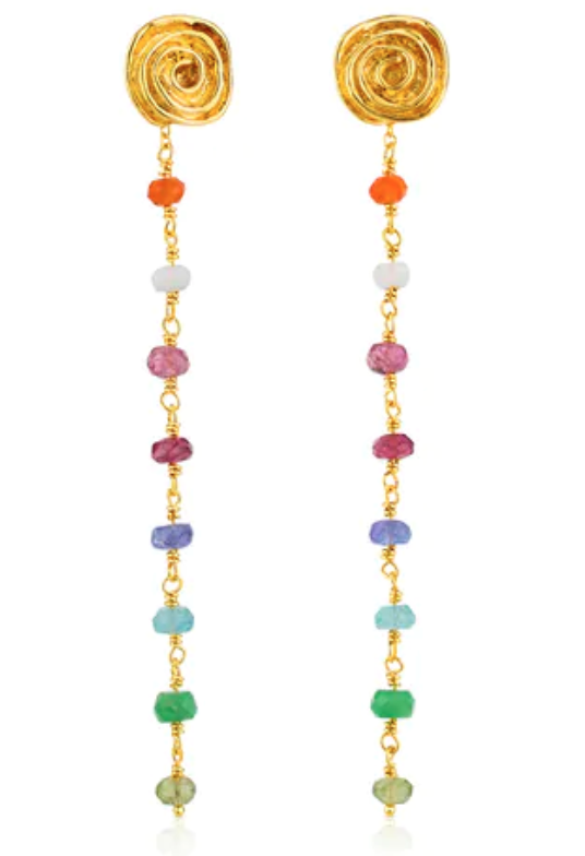 TOUS Romance Earrings with Gemstones
