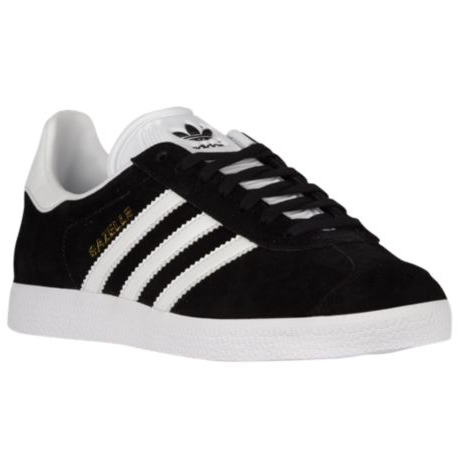 Adidas Gazelle Sneakers in Black Suede.png