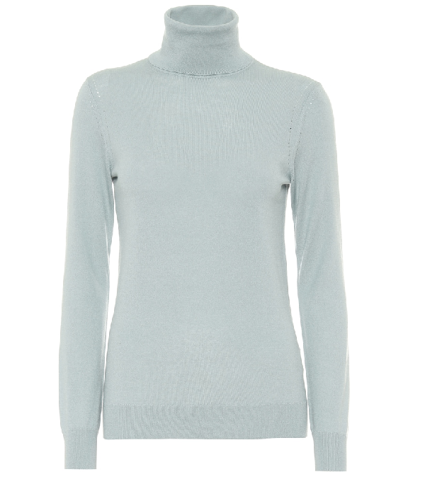 Loro Piana Piuma Turtleneck in Light Blue
