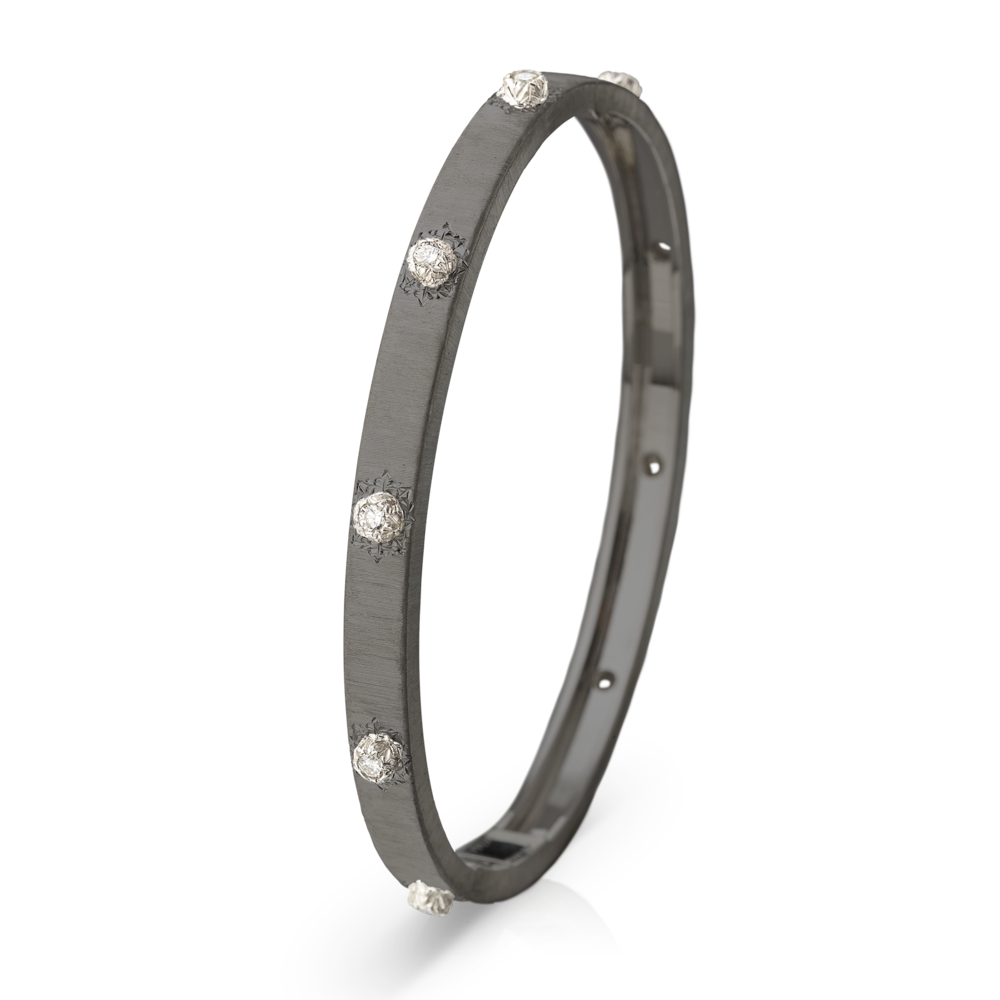 Buccellati Macri Classica Bangle Bracelet in Black Gold