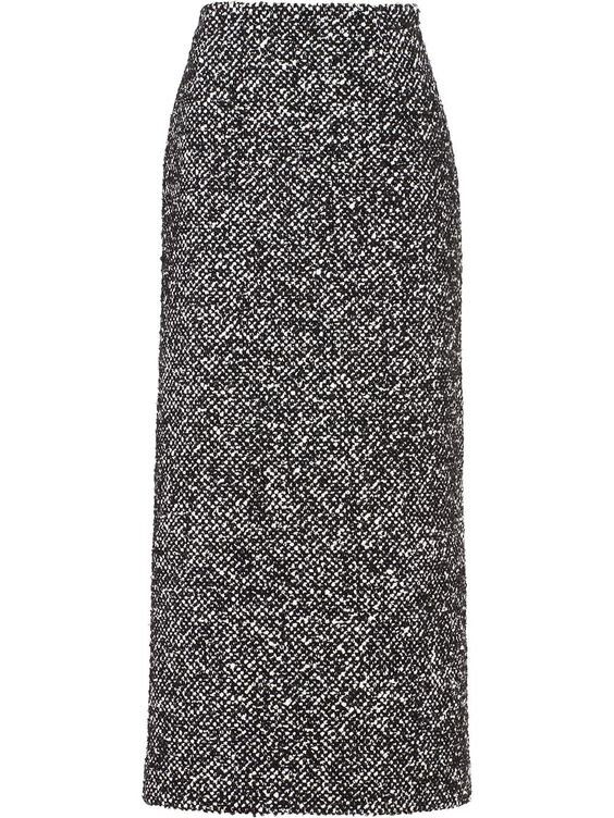 Prada Tweed Midi Skirt — UFO No More