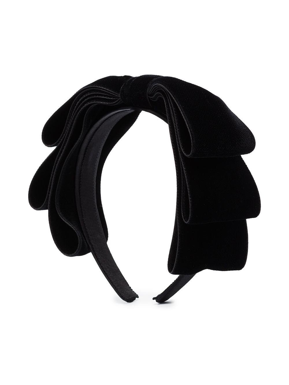 Jennifer Behr Katya Headband in Black Velvet.jpg