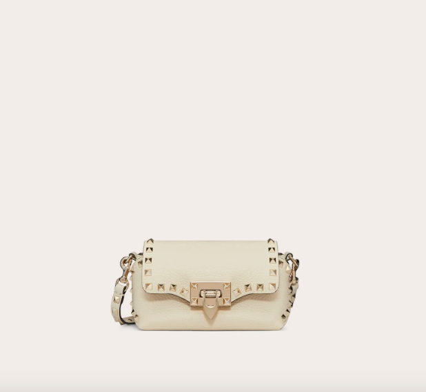 Shop mini rockstud calfskin crossbody bag Outlet Online