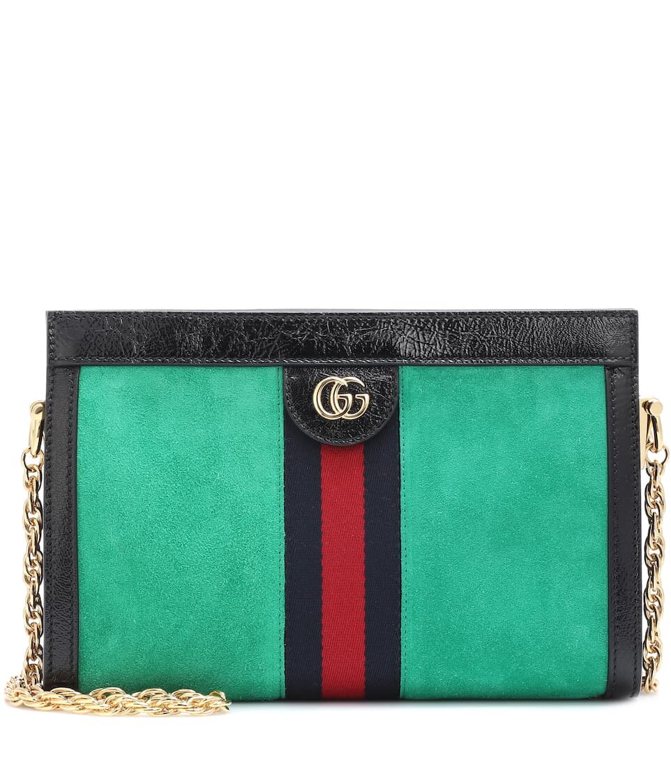 Gucci Ophidia Web Bag in Green Suede.jpg