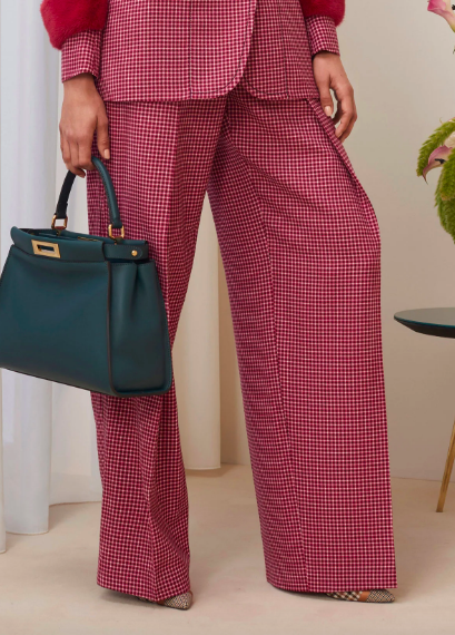 Fendi Wide-Leg Houndstooth Trousers in Jelly.png