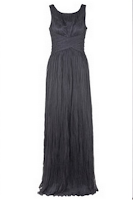 Adolfo Dominguez Draped Sleeveless Gown in Grey