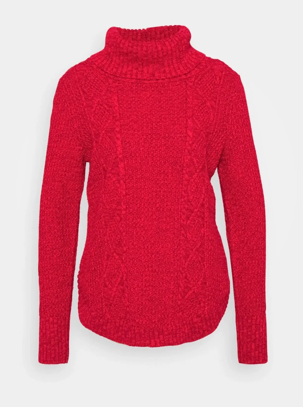 Gap Cable Knit Turtleneck Sweater in Modern Red