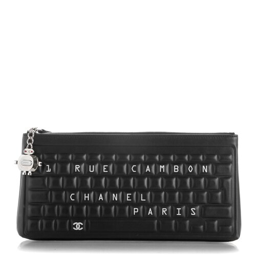 CHANEL Pre-Owned Rue Cambon Keyboard Clutch Bag - Farfetch