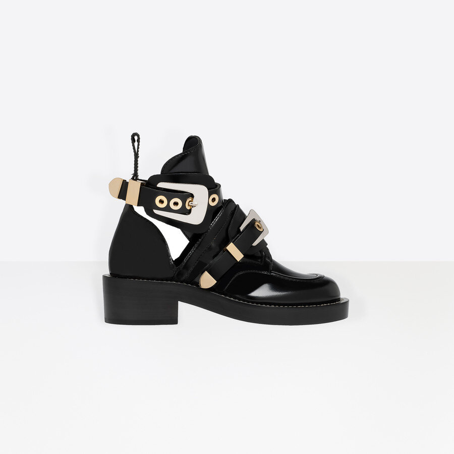 Balenciaga Ceinture Ankle Boots in Black Leather.jpg