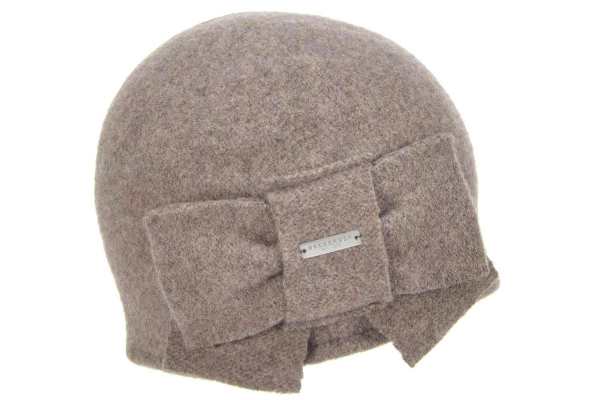 Seeberger Beanie with Bow Trim