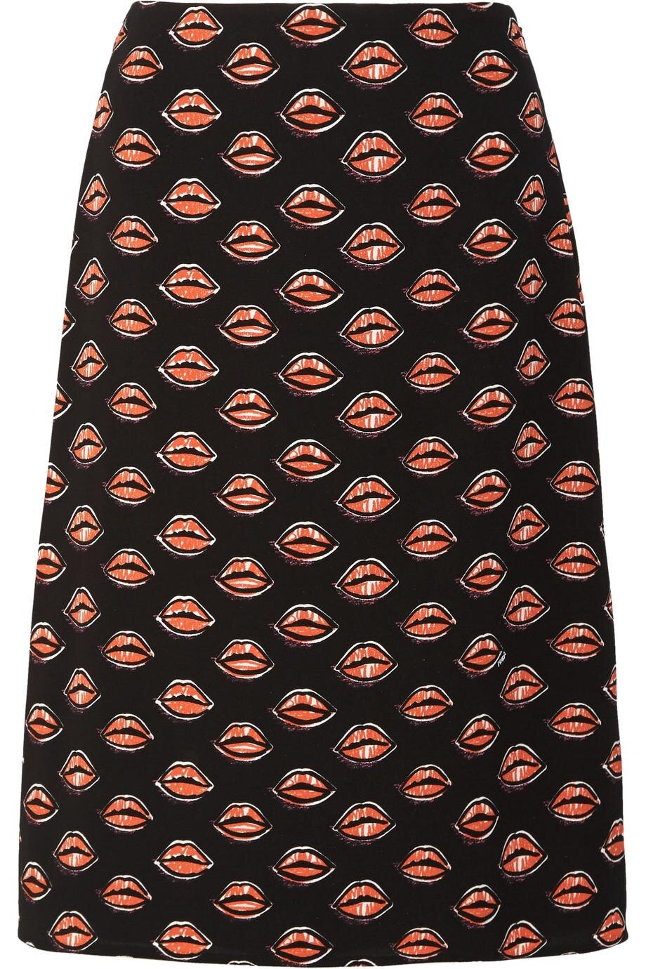 Prada Lip-Print Skirt.jpg