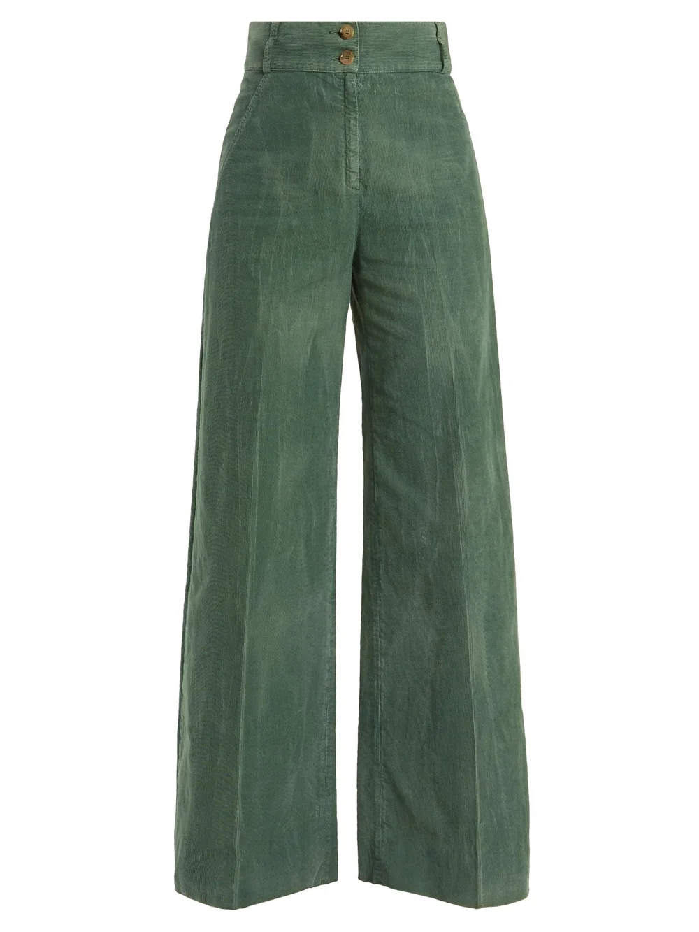 Gucci Wide-Leg Corduroy Trousers in Pale Green — UFO No More