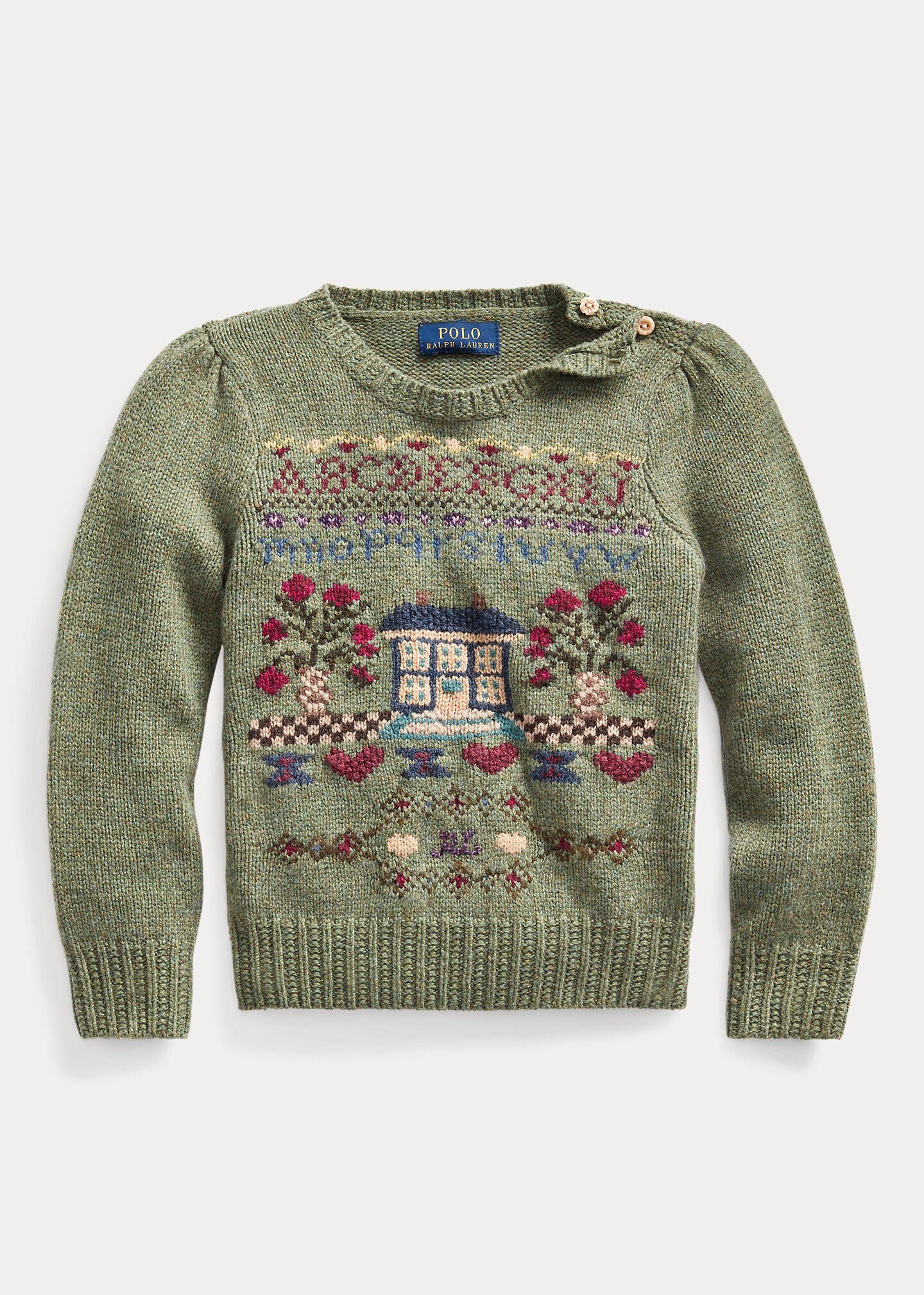 Ralph Lauren Intarsia Wool-Blend Sweater — UFO No More