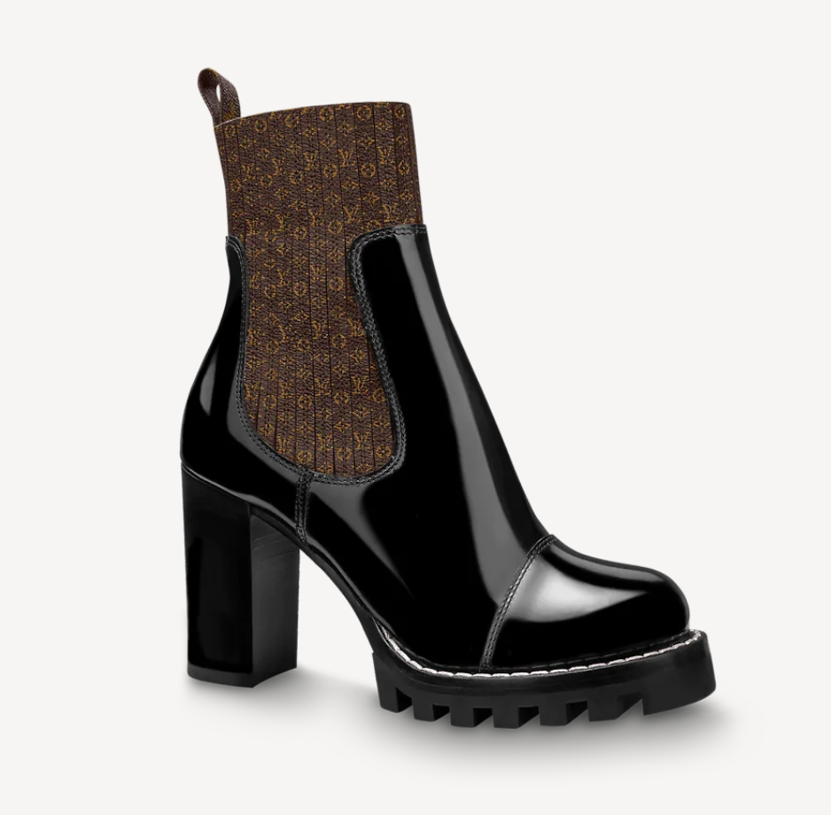Clancy ønskelig retning Louis Vuitton Star Trail Ankle Boots in Black — UFO No More