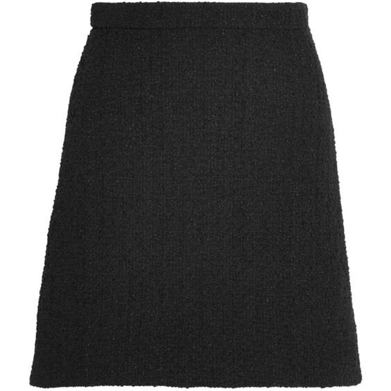 Gucci Tweed Mini Skirt in Black — UFO No More