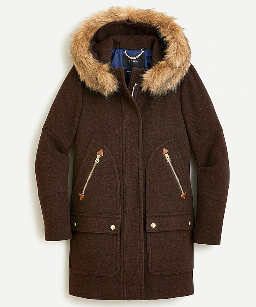 J.Crew Chateau Parka in Heather Dark Walnut