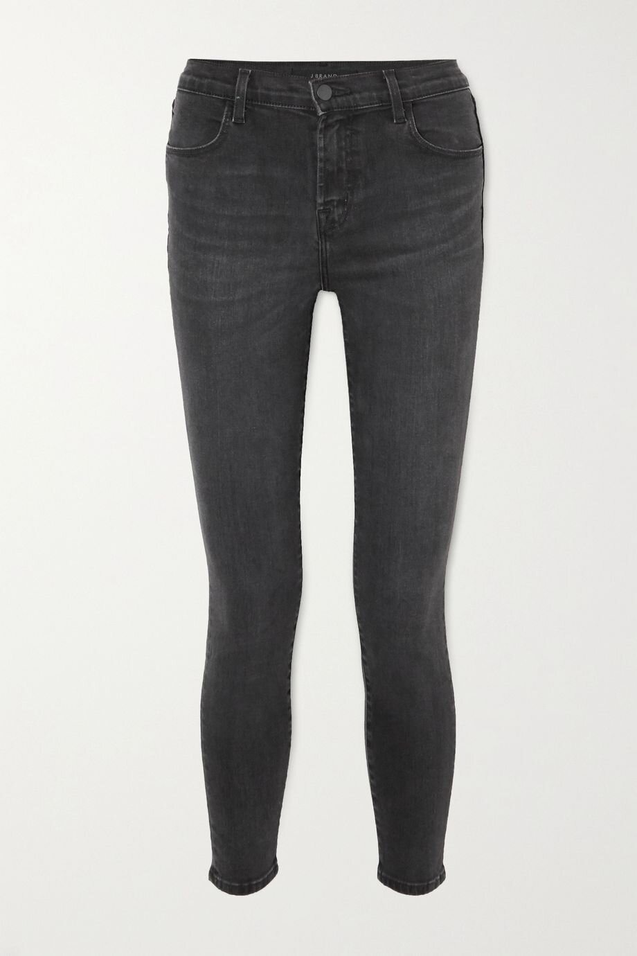 Brand Alana Cropped High-Rise Skinny Jeans in Grey — UFO No More