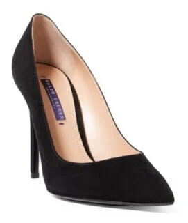Ralph Lauren Celia Pumps in Black Suede