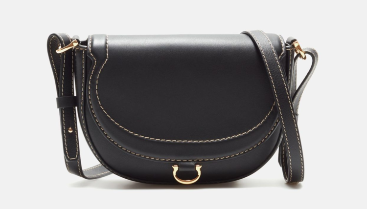 Carolina Herrera Doma Insignia Medium Satchel Bag in Brown - Queen Letizia  Handbags - Queen Letizia Style