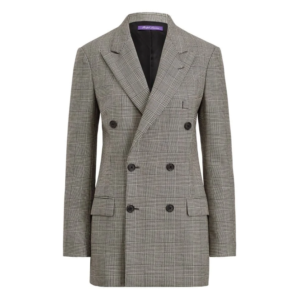 Ralph Lauren Franklin Glen Plaid Jacket in Grey