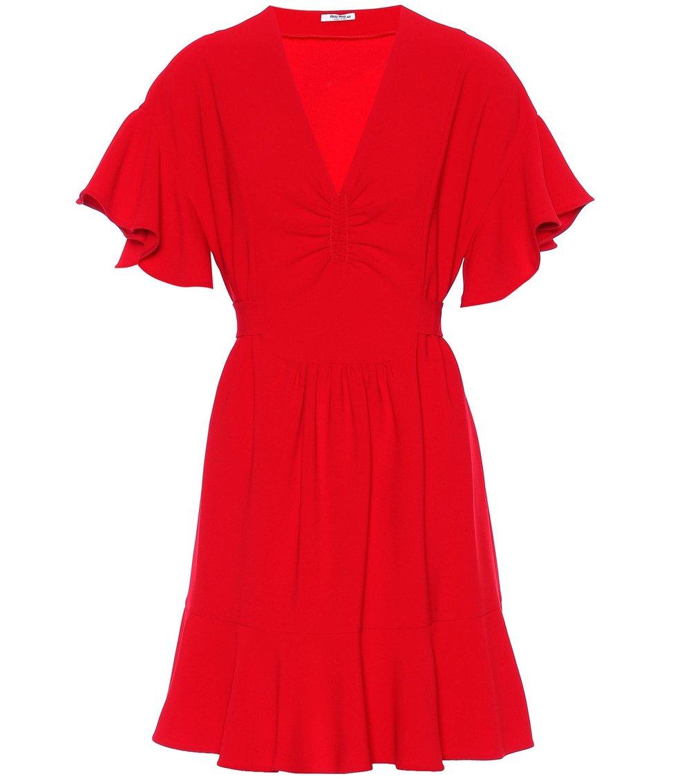 knee length dresses for ladies CADY SCALLOPED MINI DRESS – codressing main image 0
