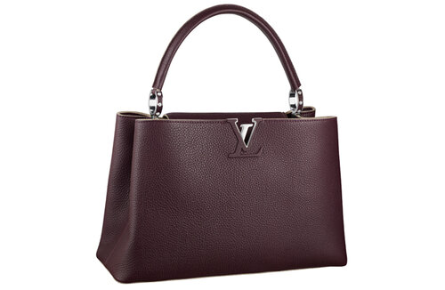 Louis Vuitton Capucines Bag in Maroon — UFO No More