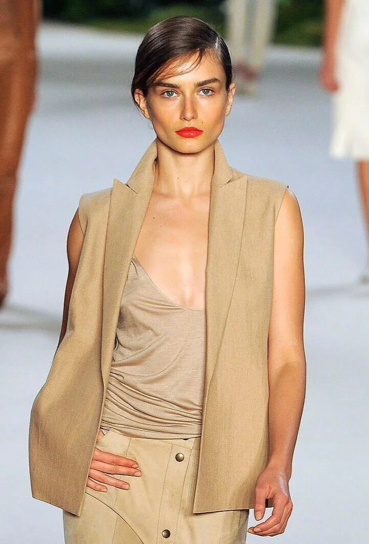 Akris Jersey Tank Top in Beige