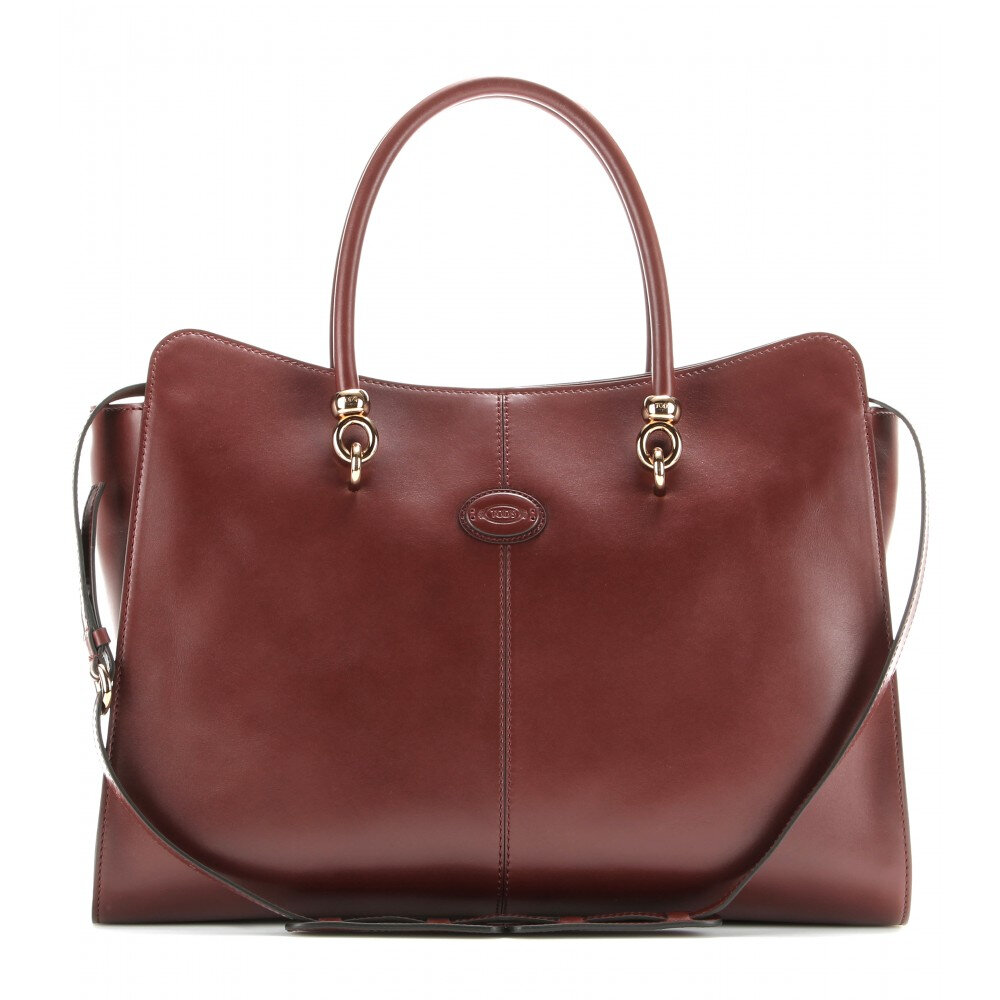 Tod's Sella Medium Shoulder Bag in Red Leather.jpg