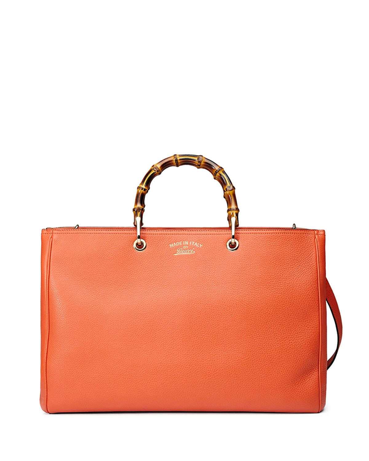 Gucci Bamboo Shopper Tote Bag in Dark Orange.jpg