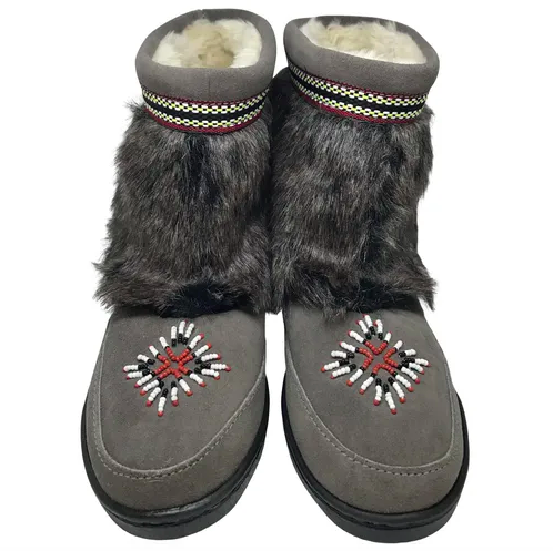 Minnetonka fur boots sale