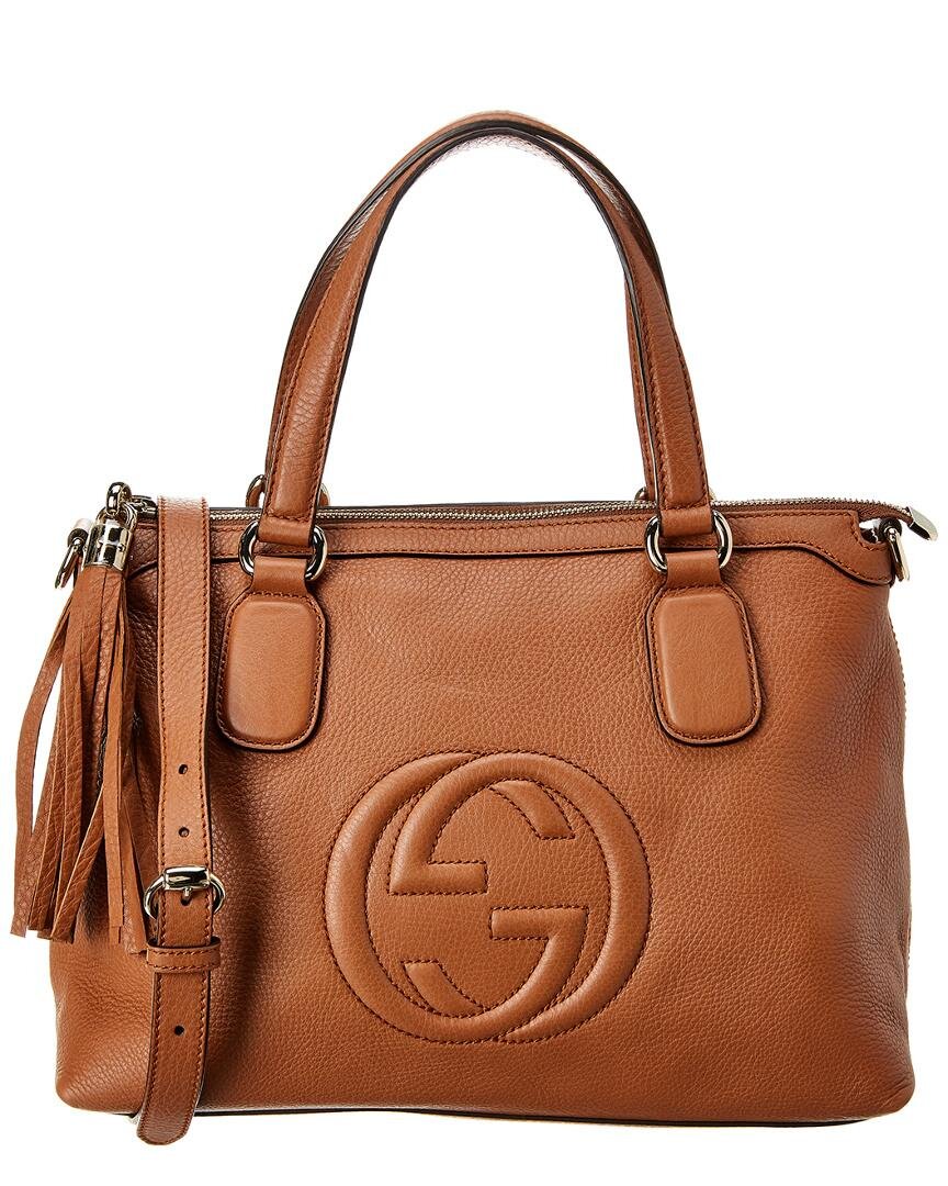 Soho leather handbag Gucci Beige in Leather - 34832599