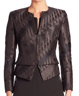 Akris Ilka Jockey Jacquard Jacket