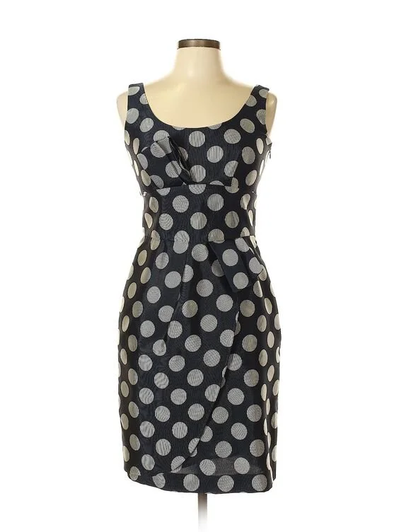Giorgio Armani Bow Waist Detail Sheath Dress in Black
