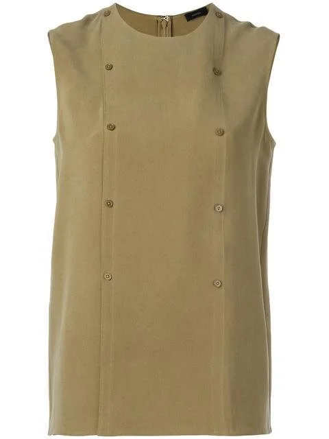 Joseph Double Breasted Button Tank