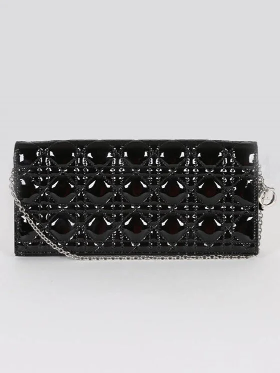 Christian Dior Lady Dior Clutch in Black