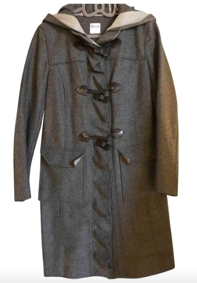 Red Valentino Duffle Coat in Grey.png