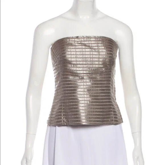 Akris Metallic Bustier