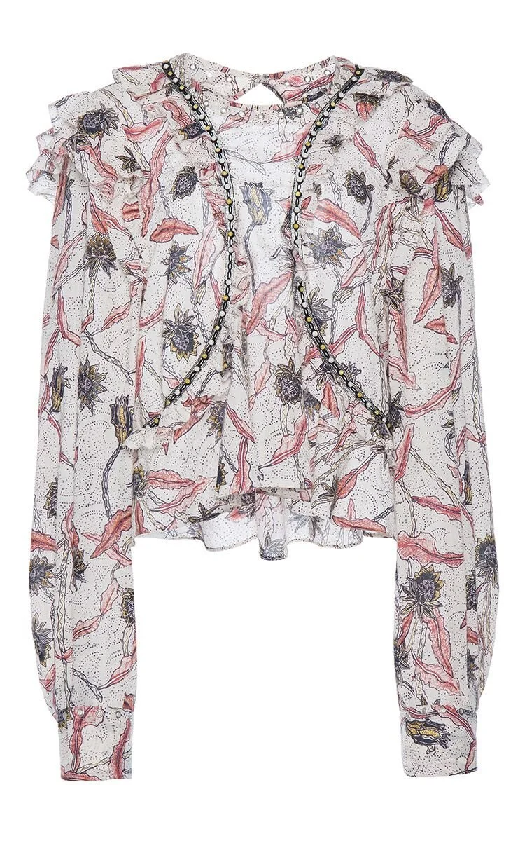 Isabel Marant Uster Cropped Blouse