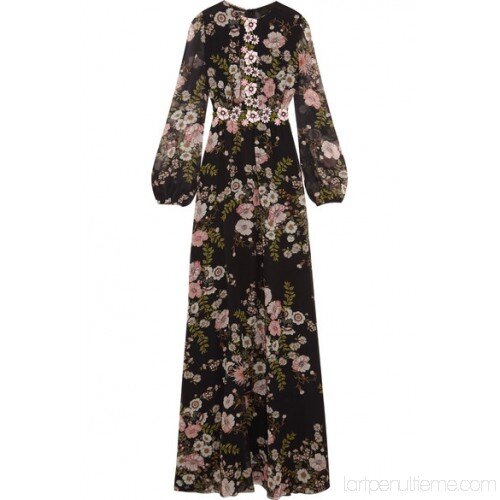 Giambattista Valli Appliquéd Floral-print Gown — UFO No More