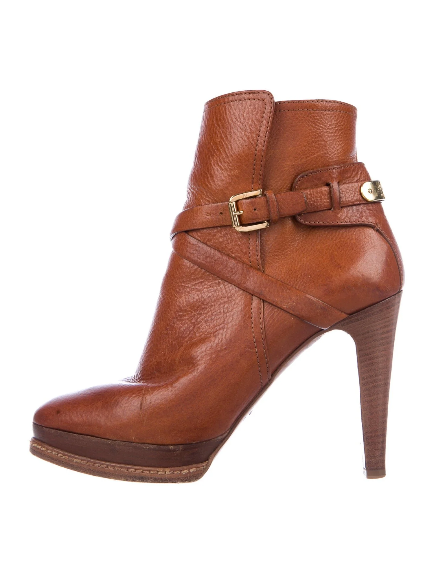 Ralph Lauren Naima Ankle Boots in Brown