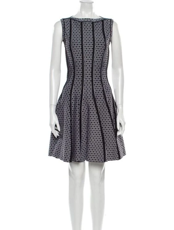 Alaïa Printed A-Line Dress