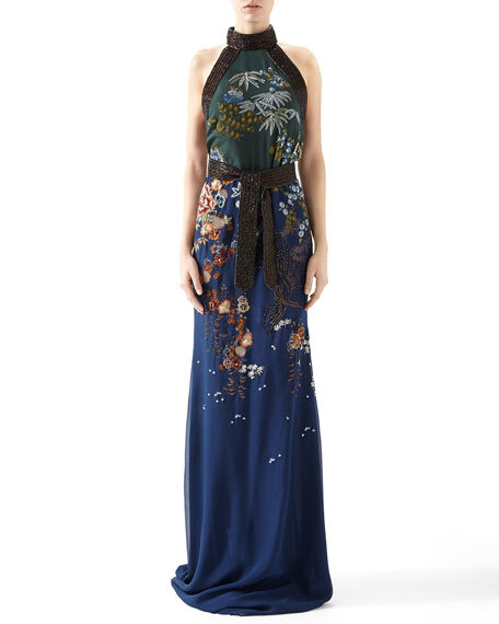 GUCCI - Chiffon Long Dress