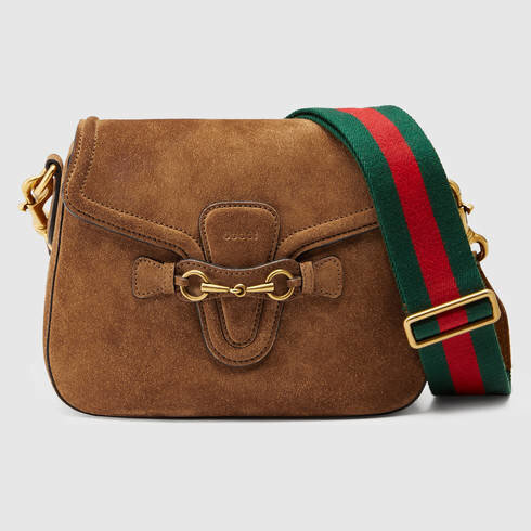 Gucci Lady Web Bag in Brown Suede.jpg