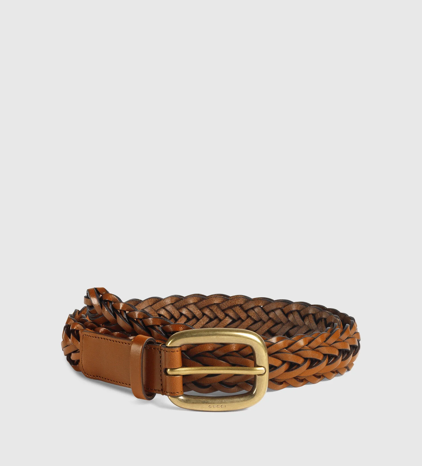 gucci braided belt