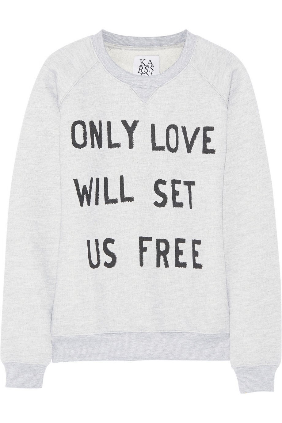 Zoe Karssen Only Love Will Set Us Free Sweatshirt