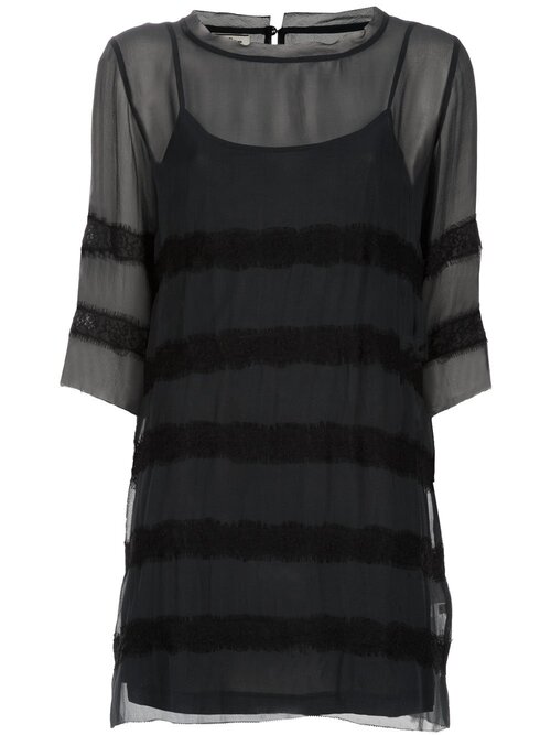 By Malene Birger Chantelle Tunic in Navy — UFO No More