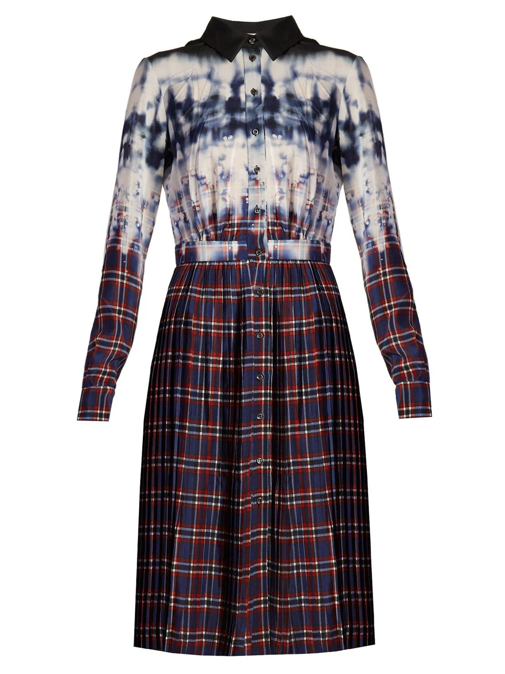 altuzarra green tie dye dress Altuzarra Pelopenese Tie-Dye V-Neck Midi Dress