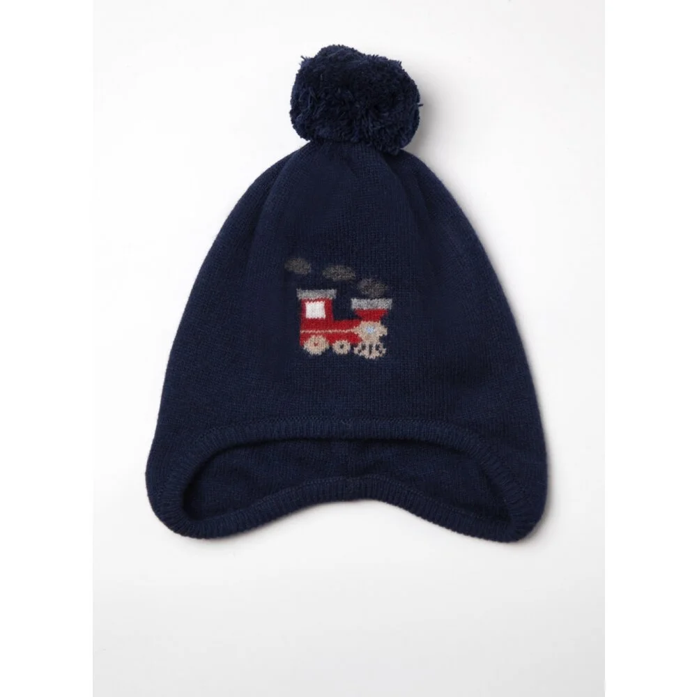 Thomas Brown Train Bobble Hat