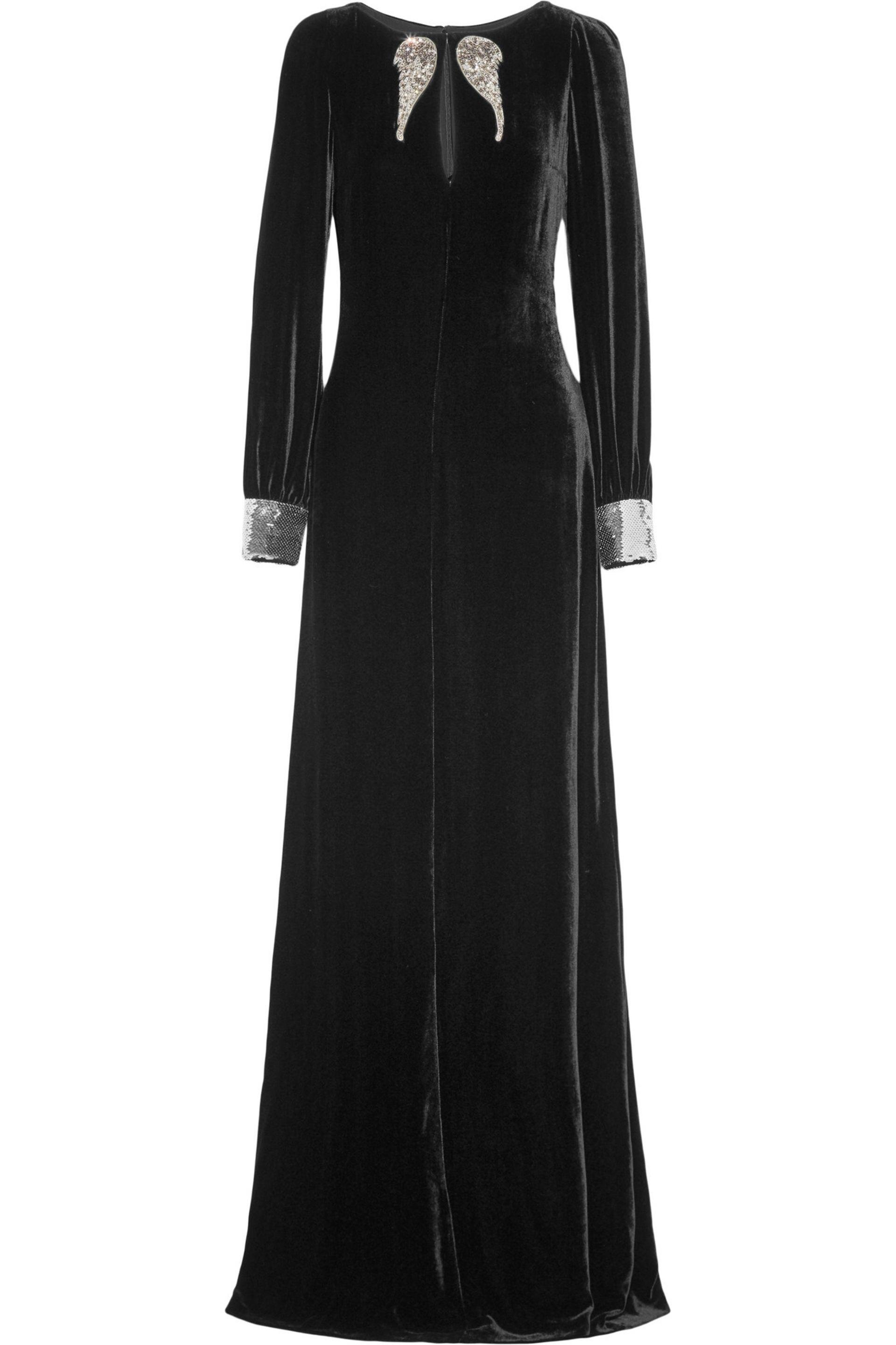 Roberto Cavalli Embellished Velvet Gown.jpg